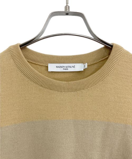 maison kitsune（メゾンキツネ）maison kitsune (メゾンキツネ) MAISON KITSUNE ニット セーター マルチカラー サイズ:XXSの古着・服飾アイテム