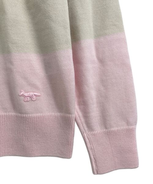 maison kitsune（メゾンキツネ）maison kitsune (メゾンキツネ) MAISON KITSUNE ニット セーター マルチカラー サイズ:XXSの古着・服飾アイテム