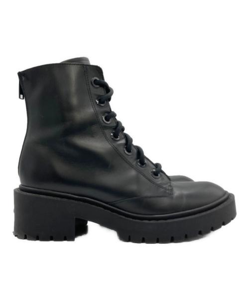 KENZO（ケンゾー）KENZO (ケンゾー) KENZO レースアップブーツ ブラック サイズ:24.5の古着・服飾アイテム