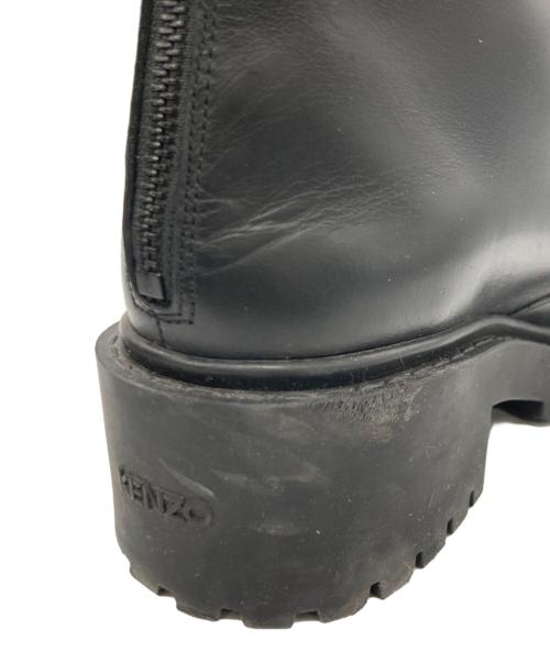 KENZO（ケンゾー）KENZO (ケンゾー) KENZO レースアップブーツ ブラック サイズ:24.5の古着・服飾アイテム
