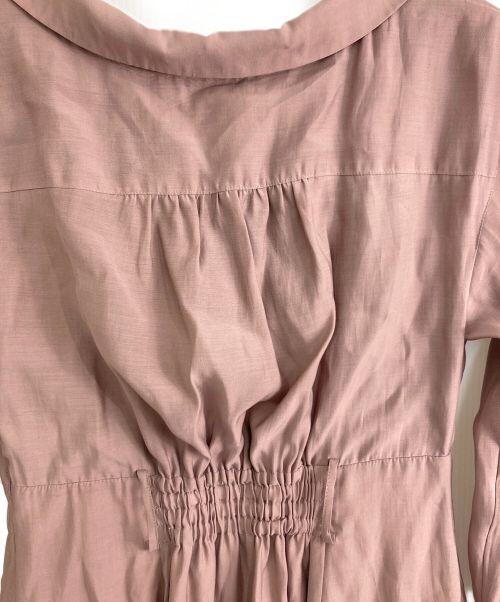 Apuweiser-riche（アプワイザーリッシェ）Apuweiser-riche (アプワイザーリッシェ) Apuweiser-riche（アプワイザーリッシェ）ワークシャツワンピース ピンク サイズ:2の古着・服飾アイテム