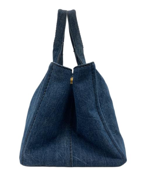 PRADA（プラダ）PRADA (プラダ) PRADA カナパ ハンドバッグ トートバッグ インディゴの古着・服飾アイテム