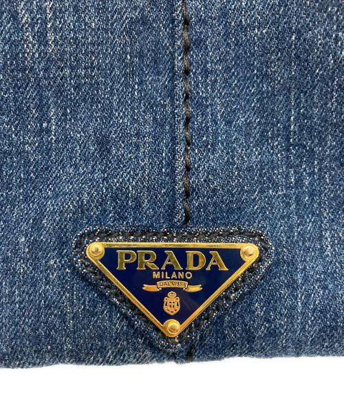 PRADA（プラダ）PRADA (プラダ) PRADA カナパ ハンドバッグ トートバッグ インディゴの古着・服飾アイテム