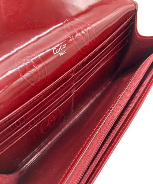 Cartier（カルティエ）Cartier (カルティエ) Cartier ハッピーバースデー 長財布 レッドの古着・服飾アイテム