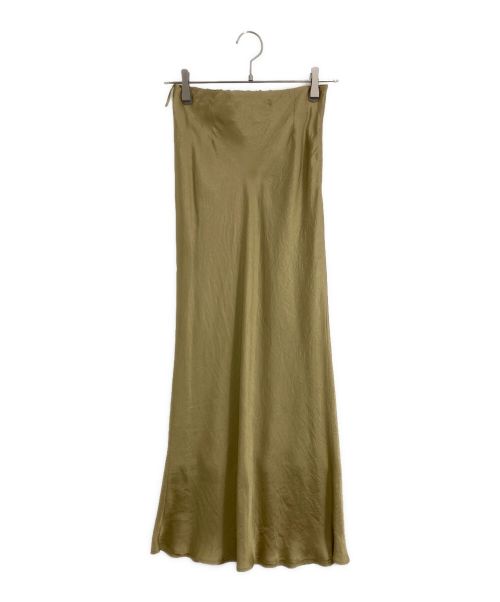 SACRA（サクラ）SACRA (サクラ) SACRA(サクラ) タイトロングスカート ゴールド サイズ:36の古着・服飾アイテム