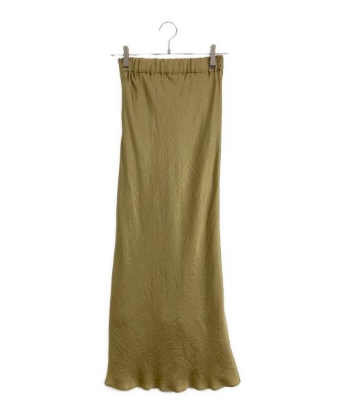 SACRA（サクラ）SACRA (サクラ) SACRA(サクラ) タイトロングスカート ゴールド サイズ:36の古着・服飾アイテム