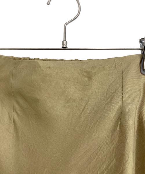 SACRA（サクラ）SACRA (サクラ) SACRA(サクラ) タイトロングスカート ゴールド サイズ:36の古着・服飾アイテム