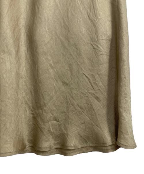 SACRA（サクラ）SACRA (サクラ) SACRA(サクラ) タイトロングスカート ゴールド サイズ:36の古着・服飾アイテム