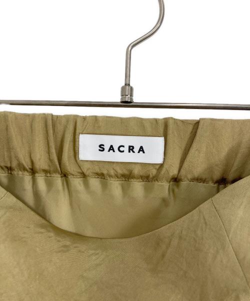 SACRA（サクラ）SACRA (サクラ) SACRA(サクラ) タイトロングスカート ゴールド サイズ:36の古着・服飾アイテム