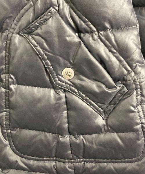BURBERRY BLUE LABEL（バーバリー ブルー レーベル）BURBERRY BLUE LABEL (バーバリーブルーレーベル) BURBERRY BLUE LABEL（バーバリーブルーレーベル）中綿コート ブラック サイズ:38の古着・服飾アイテム