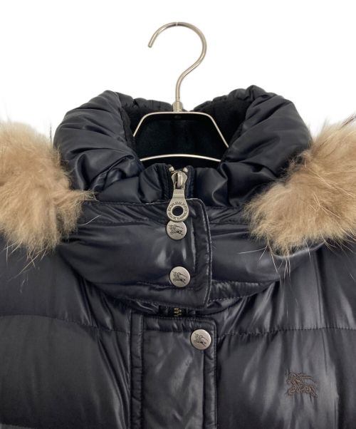 BURBERRY BLUE LABEL（バーバリー ブルー レーベル）BURBERRY BLUE LABEL (バーバリーブルーレーベル) BURBERRY BLUE LABEL（バーバリーブルーレーベル）中綿コート ブラック サイズ:38の古着・服飾アイテム