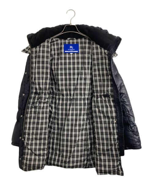 BURBERRY BLUE LABEL（バーバリー ブルー レーベル）BURBERRY BLUE LABEL (バーバリーブルーレーベル) BURBERRY BLUE LABEL（バーバリーブルーレーベル）中綿コート ブラック サイズ:38の古着・服飾アイテム