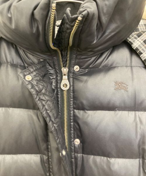 BURBERRY BLUE LABEL（バーバリー ブルー レーベル）BURBERRY BLUE LABEL (バーバリーブルーレーベル) BURBERRY BLUE LABEL（バーバリーブルーレーベル）中綿コート ブラック サイズ:38の古着・服飾アイテム