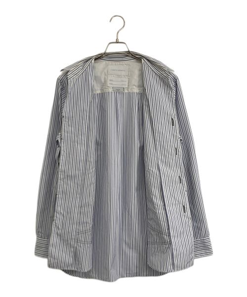 FUMITO GANRYU（フミトガンリュウ）FUMITO GANRYU (フミトガンリュウ) FUMITO GANRYU ミリタリードッキングシャツ ブルー サイズ:表記なしの古着・服飾アイテム