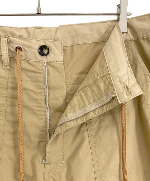 FUMITO GANRYU（フミトガンリュウ）FUMITO GANRYU (フミトガンリュウ) Warm up beker pants ベージュ サイズ:3の古着・服飾アイテム