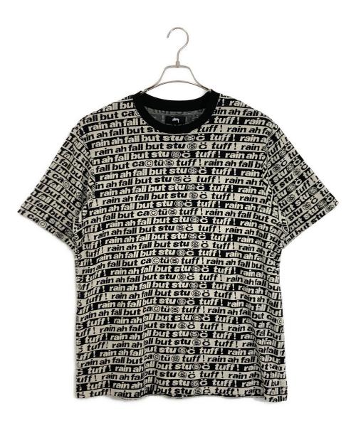 stussy（ステューシー）stussy (ステューシー) Cactus Plant Flea Market (カクタスプラントフリーマーケット) stussy × CACTUS PLANT FLEA MARKET Tシャツ ホワイト×ブラック サイズ:Lの古着・服飾アイテム