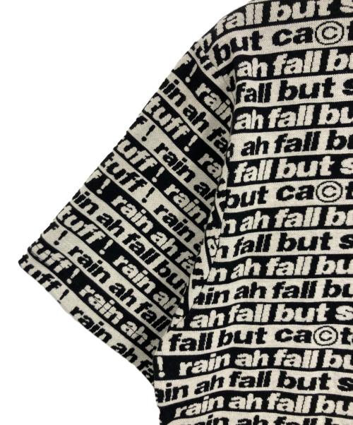 stussy（ステューシー）stussy (ステューシー) Cactus Plant Flea Market (カクタスプラントフリーマーケット) stussy × CACTUS PLANT FLEA MARKET Tシャツ ホワイト×ブラック サイズ:Lの古着・服飾アイテム