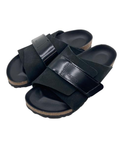 BIRKENSTOCK（ビルケンシュトック）BIRKENSTOCK (ビルケンシュトック) Kyoto Nubuk Leather Black ブラック サイズ:23の古着・服飾アイテム