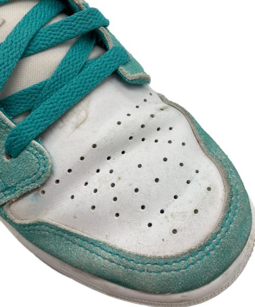 NIKE（ナイキ）NIKE (ナイキ) スニーカー ホワイト×グリーン サイズ:24の古着・服飾アイテム