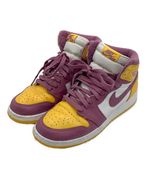 NIKE（ナイキ）NIKE (ナイキ) ハイカットスニーカー ホワイト×パープル サイズ:24の古着・服飾アイテム