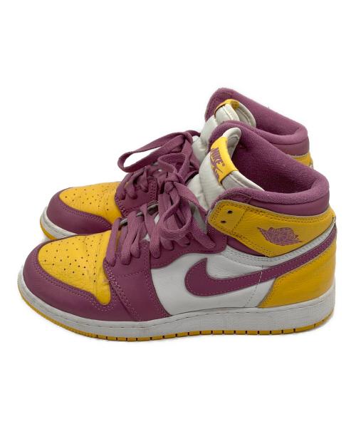 NIKE（ナイキ）NIKE (ナイキ) ハイカットスニーカー ホワイト×パープル サイズ:24の古着・服飾アイテム