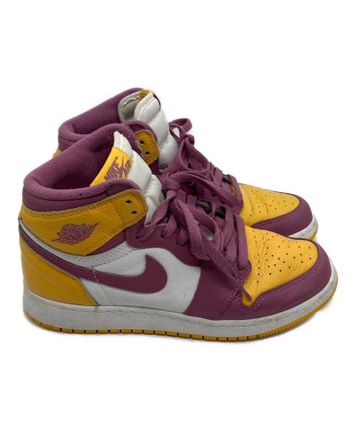 NIKE（ナイキ）NIKE (ナイキ) ハイカットスニーカー ホワイト×パープル サイズ:24の古着・服飾アイテム