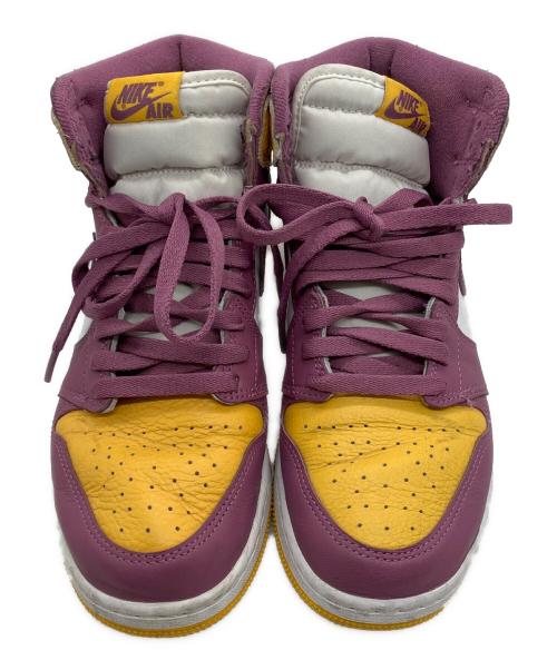 NIKE（ナイキ）NIKE (ナイキ) ハイカットスニーカー ホワイト×パープル サイズ:24の古着・服飾アイテム