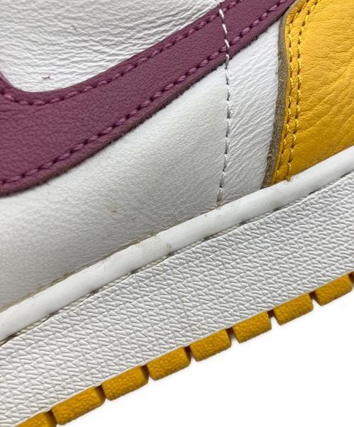 NIKE（ナイキ）NIKE (ナイキ) ハイカットスニーカー ホワイト×パープル サイズ:24の古着・服飾アイテム