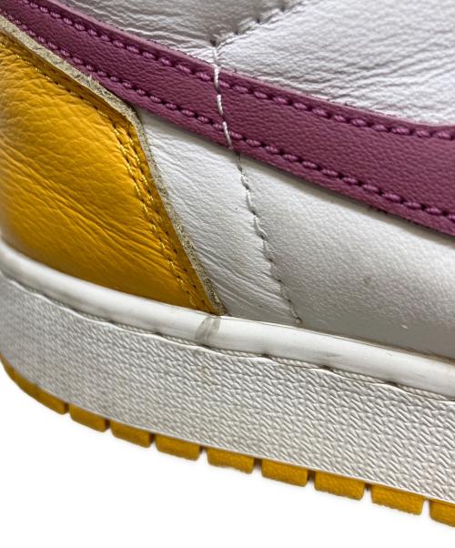 NIKE（ナイキ）NIKE (ナイキ) ハイカットスニーカー ホワイト×パープル サイズ:24の古着・服飾アイテム