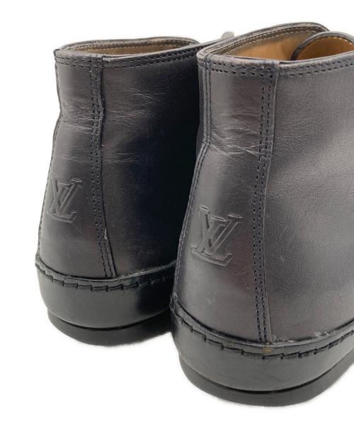 LOUIS VUITTON（ルイ ヴィトン）LOUIS VUITTON (ルイ ヴィトン) LOUIS VUITTON チャッカーブーツ ブラック サイズ:36 1/2の古着・服飾アイテム
