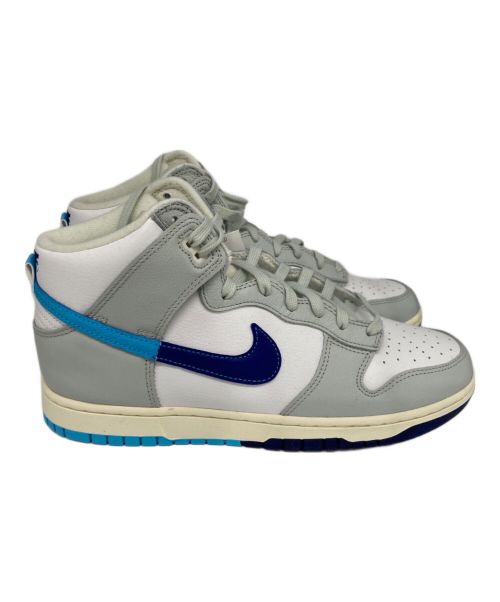 NIKE（ナイキ）NIKE (ナイキ) DUNK HI RETRO SE ホワイト×グレー サイズ:28cmの古着・服飾アイテム
