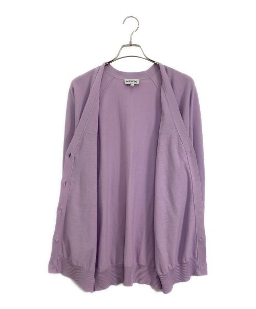 KENZO（ケンゾー）KENZO (ケンゾー) KENZO ニットカーディガン バイオレット サイズ:XSの古着・服飾アイテム