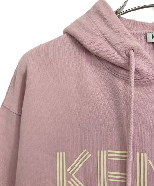 KENZO（ケンゾー）KENZO (ケンゾー) KENZO ロゴパーカー ピンク サイズ:XSの古着・服飾アイテム