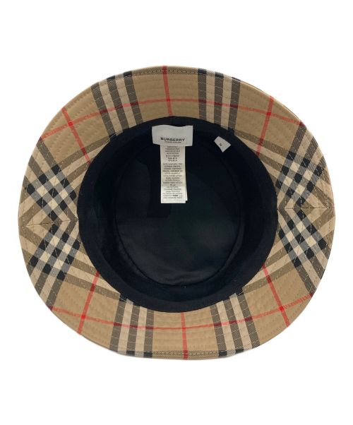 BURBERRY（バーバリー）BURBERRY (バーバリー) BURBERRY バケットハット ベージュ サイズ:Mの古着・服飾アイテム