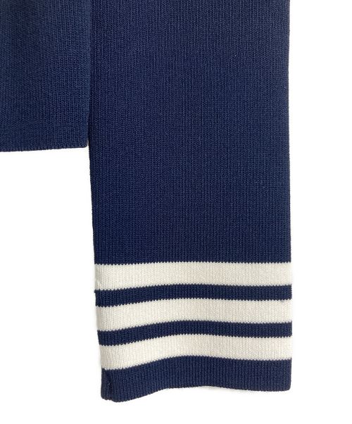 BORDERS at BALCONY（ボーダーズアットバルコニー）BORDERS at BALCONY (ボーダーズアットバルコニー) BORDERS at BALCONY ニットカーディガン ネイビー サイズ:36の古着・服飾アイテム