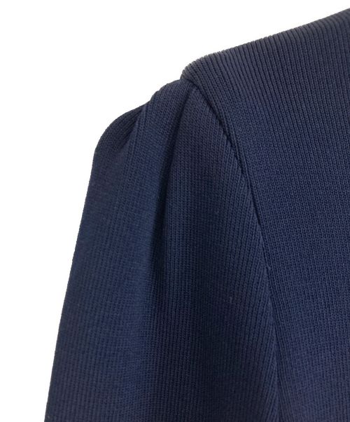 BORDERS at BALCONY（ボーダーズアットバルコニー）BORDERS at BALCONY (ボーダーズアットバルコニー) BORDERS at BALCONY ニットカーディガン ネイビー サイズ:36の古着・服飾アイテム