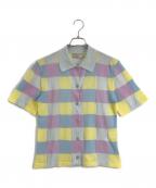 maison kitsuneメゾンキツネ）の古着「MAISON KITSUNE ニットシャツ」｜マルチカラー