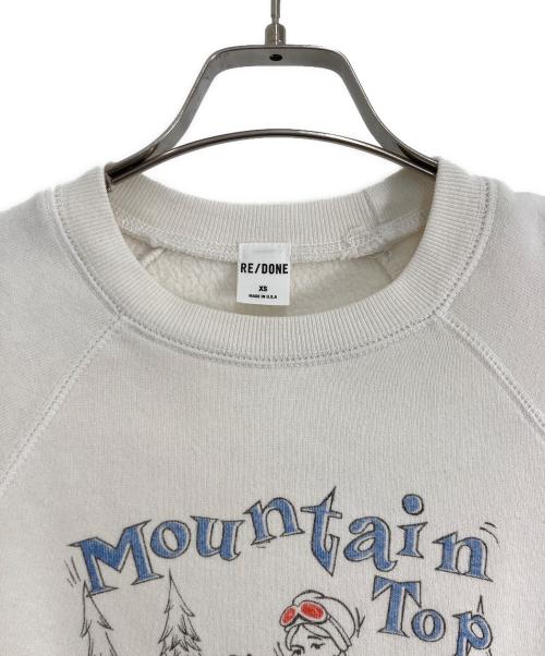 RE/DONE（リダン）RE/DONE (リダン) RE/DONE Whiskey Tavern スウェット ホワイト サイズ:XSの古着・服飾アイテム