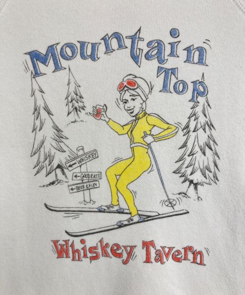 RE/DONE（リダン）RE/DONE (リダン) RE/DONE Whiskey Tavern スウェット ホワイト サイズ:XSの古着・服飾アイテム