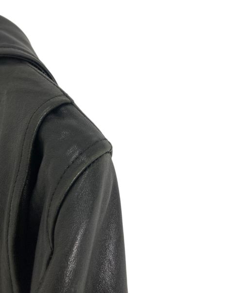 beautiful people（ビューティフルピープル）beautiful people (ビューティフルピープル) ダブルライダースジャケット ブラック サイズ:130cmの古着・服飾アイテム