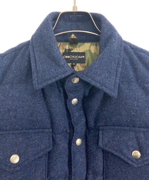 NANGA（ナンガ）NANGA (ナンガ) coochucamp (クーチューキャンプ) NANGAⅹcoochucamp ダウンジャケット ネイビー サイズ:Sの古着・服飾アイテム