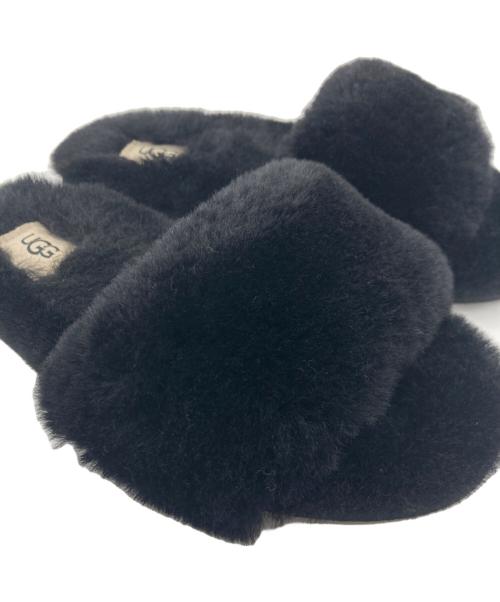 UGG（アグ）UGG (アグ) UGG W FLUFF SLIDE Ⅱ ブラック サイズ:USA 5の古着・服飾アイテム