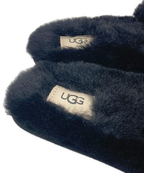 UGG（アグ）UGG (アグ) UGG W FLUFF SLIDE Ⅱ ブラック サイズ:USA 5の古着・服飾アイテム