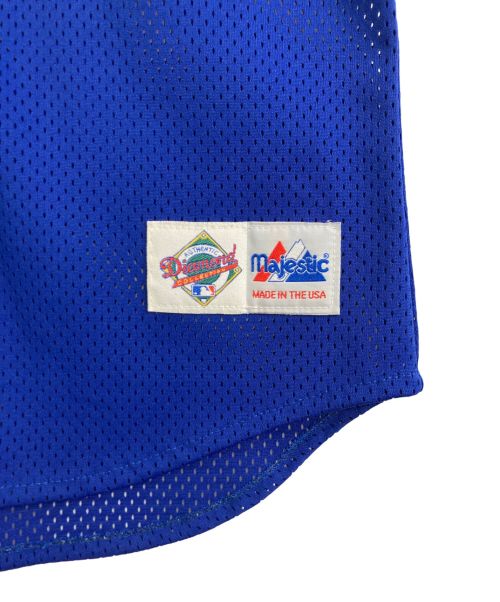 Majestic（マジェスティック）Majestic (マジェスティック) Los Angeles dodgers ロサンゼルスドジャース ユニフォーム ブルー サイズ:Mの古着・服飾アイテム