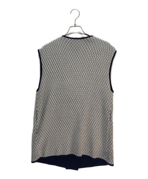 Lily Brown（リリーブラウン）Lily Brown (リリーブラウン) パターンニットセットアップ ブラック×ホワイト サイズ:ONE SIZEの古着・服飾アイテム