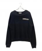 AMBUSHアンブッシュ）の古着「AMBUSH ロゴ クルーネック スウェット」｜ブラック