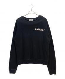 AMBUSH（アンブッシュ）の古着「AMBUSH ロゴ クルーネック スウェット」｜ブラック