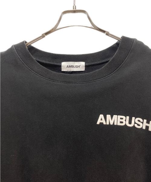 AMBUSH（アンブッシュ）AMBUSH (アンブッシュ) AMBUSH ロゴ クルーネック スウェット ブラック サイズ:3の古着・服飾アイテム