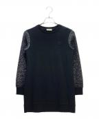 MONCLERモンクレール）の古着「MONCLER 裏起毛ワンピース」｜ブラック