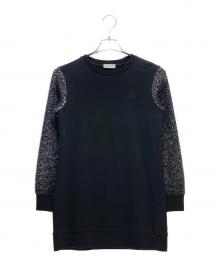 MONCLER（モンクレール）の古着「MONCLER 裏起毛ワンピース」｜ブラック